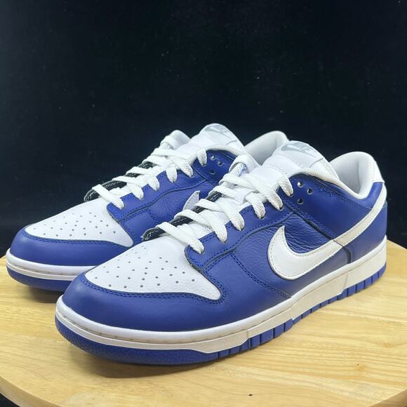 NIKE iD Dunk Low Blue White FV9524 900 Men's Sz 10.5/Women's Size 12 - Picture 2 of 10